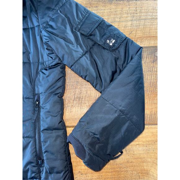 Womens Black LOLE Medium Weight Winter Fall Puffer Coat Jacket Full Zip Size 8 - Picture 3 of 9